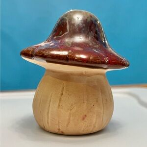 Painted Ceramic mushroom